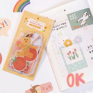 Washi Stickers Cute Cartoon Sticker Pack DIY Scrapbook Decoration