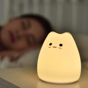 LED Night Light Cute Cat 7 Colors