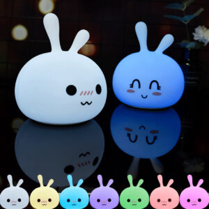 Cute Bunny USB Night Light Portable Lamp Gifts for Kids Girls Boys