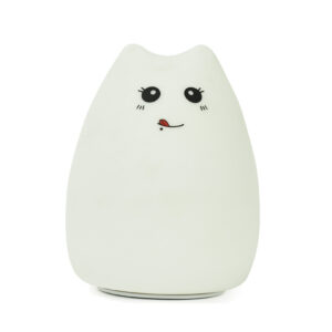 Funny Cat USB Night Light 7 Colors Silicone Lamp