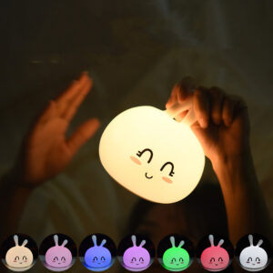 Cute Bunny USB Night Light Portable Lamp Gifts for Kids Girls Boys